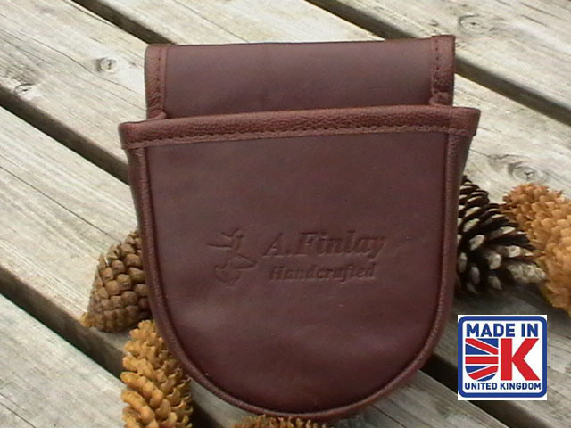 leather shooters cartridge bag pouch